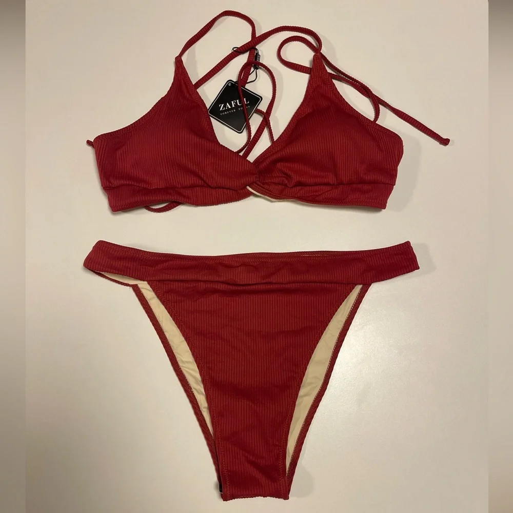 ZAFUL Rust Bikini Set - Picture 3 of 7
